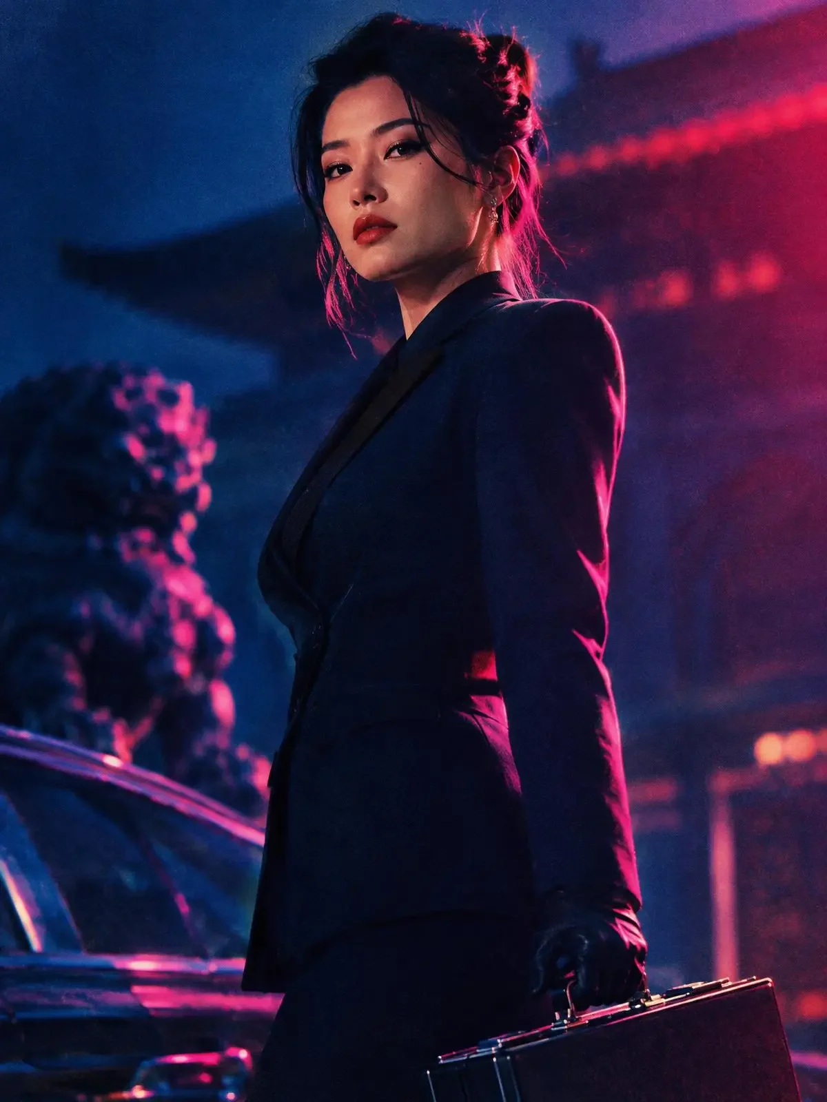 香蕉短剧《总裁的保镖女王》主视觉海报
